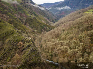 Cañón del río Lóuzara. O Courel. Concello de Samos